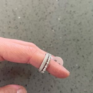 Ring Bomb party sterling club set of bands 5 rbp4629